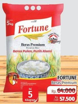 Promo Harga Fortune Beras Premium 5000 gr - Lotte Grosir