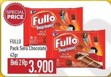 Promo Harga FULLO Pack Seru Coklat per 2 pcs 42 gr - Hypermart