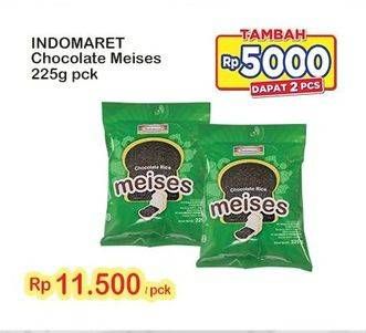 Promo Harga Indomaret Meises Chocolate 225 gr - Indomaret