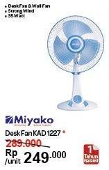 Promo Harga MIYAKO KAD-1227 | Fan 45 Watt  - Carrefour