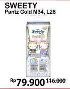 Promo Harga SWEETY Gold Pants M34, L28  - Alfamart