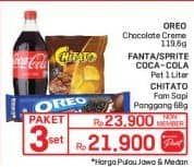 Harga Oreo, Coca Cola/Fanta/Sprite, Chitato