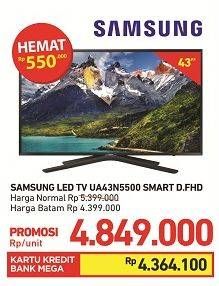 Promo Harga SAMSUNG UA43N5500 | Smart TV LED 43"  - Carrefour