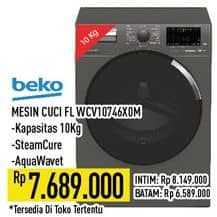 Promo Harga Beko WCV 10746 X0M Mesin Cuci Front Load  - Hypermart