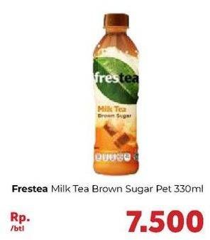 Promo Harga FRESTEA Minuman Teh Milk Tea Brown Sugar 330 ml - Carrefour