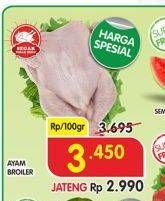 Promo Harga Ayam Broiler per 100 gr - Superindo