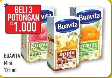 Promo Harga BUAVITA Fresh Juice per 3 pcs 125 ml - Hypermart