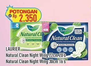 Promo Harga Laurier Natural Clean Night/Day  - Hypermart