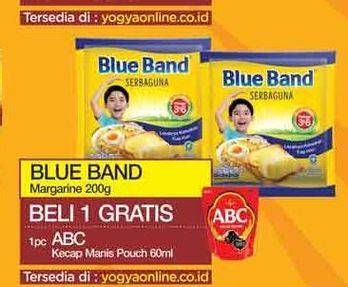 Promo Harga Blue Band Margarine Serbaguna 200 gr - Yogya