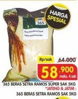 Promo Harga 365 Beras 5 kg - Superindo