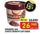 Promo Harga GOLDENFIL Selai Choco Crunchy 350 gr - Superindo
