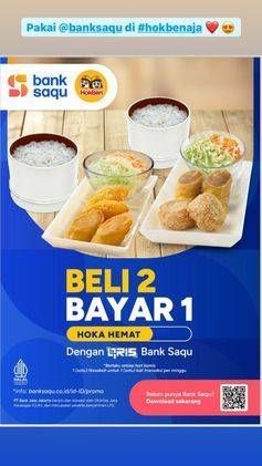 Promo Harga Beli 2 Bayar 1  - HokBen