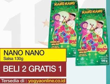 Promo Harga NANO NANO Salsa 130 gr - Yogya
