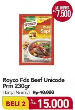 Promo Harga ROYCO Penyedap Rasa Sapi 230 gr - Carrefour