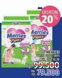 Promo Harga Merries Pants Good Skin M50, L44, XL38  - LotteMart