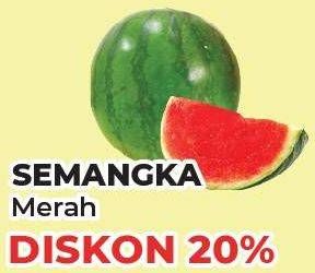 Promo Harga Semangka Merah per 100 gr - Yogya