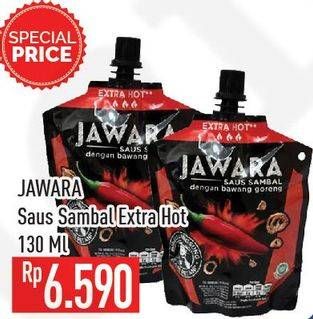 Promo Harga JAWARA Sambal Extra Hot 130 ml - Hypermart