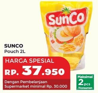 Promo Harga Sunco Minyak Goreng 2000 ml - Yogya