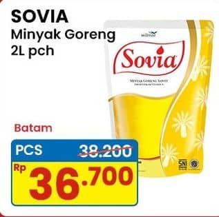 Promo Harga Sovia Minyak Goreng 2000 ml - Indomaret