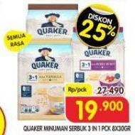 Promo Harga Quaker Oatmeal All Variants per 8 pcs 30 gr - Superindo
