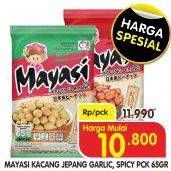 Promo Harga MAYASI Peanut Kacang Jepang Garlic 65 gr - Superindo