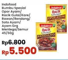 Promo Harga Indofood Bumbu Racik Special Opor Ayam, Special Kare, Special Rawon, Special Rendang, Special Soto Ayam, Special Ayam Mentega, Special Semur 45 gr - Indomaret