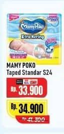 Promo Harga Mamy Poko Perekat Xtra Kering NB-S24 24 pcs - Alfamart