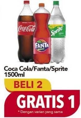 COCA COLA/FANTA/SPRITE 1500ml