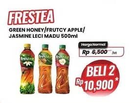 Promo Harga Frestea Minuman Teh Green Honey, Apple, Jasmine 500 ml - Carrefour