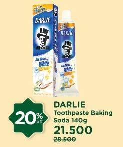 Promo Harga DARLIE Toothpaste Baking Soda 140 gr - Watsons