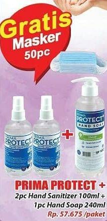 Promo Harga 2pc Hand Sanitizer 100ml + 1pc Hand Soap 250ml  - Hari Hari