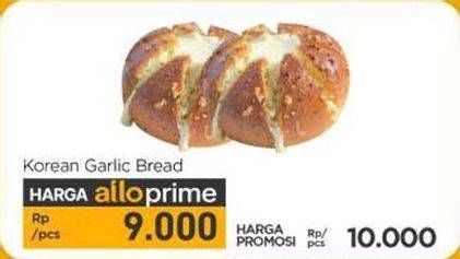 Promo Harga Korean Garlic Cream Cheese Bread  - Carrefour