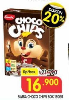 Promo Harga Simba Cereal Choco Chips 150 gr - Superindo