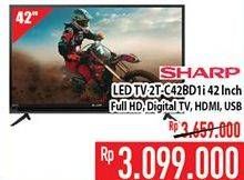 Promo Harga SHARP 2T-C42BD1i | LED TV 42"  - Hypermart