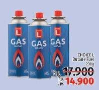 Promo Harga CHOICE L Gas Masak 230 gr - LotteMart