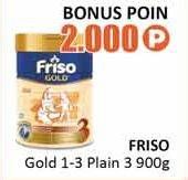 Promo Harga FRISO Gold 3 Susu Pertumbuhan Plain 900 gr - Alfamidi