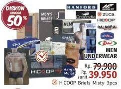 Promo Harga Hanford/Muscle Fit/Crocodile/Zuca/Hicoop/Balmoral/Gt Man/Rider Men Underwear  - LotteMart