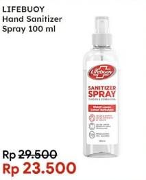 Promo Harga Lifebuoy Sanitizer Spray 100 ml - Indomaret