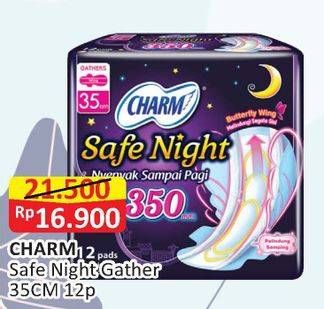 Promo Harga Charm Safe Night Gathers 35cm 12 pcs - Alfamart