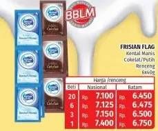 Promo Harga FRISIAN FLAG Susu Kental Manis Putih per 6 sachet 40 gr - Lotte Grosir