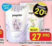 Promo Harga Paquito Body Wash All Variants 450 ml - Superindo