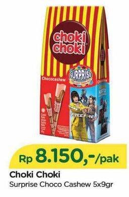 Promo Harga Choki-choki Coklat Chococashew Surprise Pack per 5 pcs 10 gr - TIP TOP