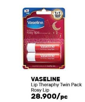 Promo Harga VASELINE Lip Therapy Rose per 2 pcs - Guardian