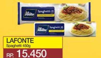 Promo Harga La Fonte Spaghetti 450 gr - Yogya