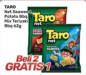 Promo Harga Taro Net Seaweed, Potato BBQ, Mix Teriyaki Barbeque 65 gr - Alfamart