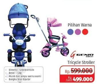 Promo Harga GENIO Tricycle Stroller  - Lotte Grosir