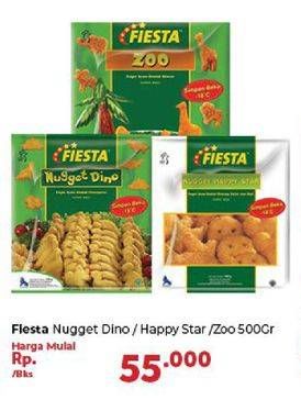 Promo Harga Nugget Dino/Happy Star/Zoo 500gr  - Carrefour