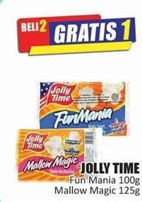 Promo Harga JOLLY TIME Pop Corn Fun Mania, Mallow Magic 100 gr - Hari Hari