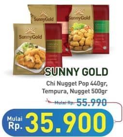 Promo Harga Sunny Gold Chicken Nugget/Tempura  - Hypermart