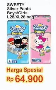 Promo Harga Sweety Silver Pants Boys / Girls L28, XL26  - Indomaret